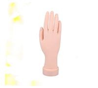 BAZEITFLOW Manicure Training Hand Model Right Bendable Fake Hand for Nail Art Practice for Salon and Home Use