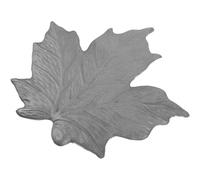 BAZEITFLOW Maple Leaf Cast Iron Stepping Stone 31.5×28.7cm 1.35kg Decorative Outdoor Garden Paver for Walkway Lawn Pathway Accessories