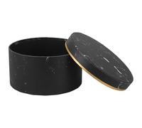 BAZEITFLOW Marble Pattern Small Round Florist Box with Lid 18X9Cm, Flower Arrangement Box for Preserved Flowers, Floral Treat Packaging for Party Bouquets