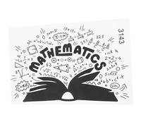 BAZEITFLOW Mathematics Theme Wall Sticker with Mathematical Formula Design, PVC Material, Practical and Not Easy to Fall, Wall Decal for Bedroom Or Classroom Decoration