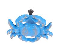BAZEITFLOW Mediterranean Style Cast Iron Pull Handle Single Hole Knob for Drawer Cabinet Furniture Nautical Door Knob for Home Office Simple Coastal Design Replacement Handle