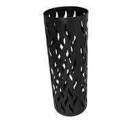 BAZEITFLOW Metal Round Umbrella Stand Metal Bucket Vase Quick Dry Hollow Design Indoor Outdoor Use for Entryway Living Balcony Stylish Geometric Organizer