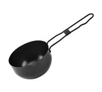 BAZEITFLOW Mini Iron Stew Pot Deep Household Soup Cooker for Outdoor Camping and Kitchen Use Even Heating Cast Cooking Pan for Single-person Stews Sauces and Bbq