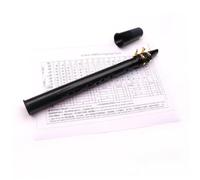 BAZEITFLOW Mini Pocket Saxophone Portable Straight Plastic Sax Woodwind Instrument for Travel and Beginners in Black
