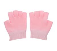 BAZEITFLOW Moisturizing Gel Gloves for Hand Care 1 Pair Fingerless Elastic Spa Gloves for Women Hydrating Gel Mittens for Dry Skin Treatment