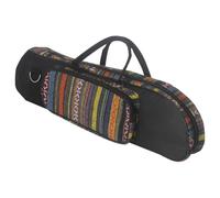 BAZEITFLOW Multi-functional Storage Case and Side Storage Compartment Trumpet Carry Bag Ethnic Style Portable with Oxford Cloth Material for Musicians the Go