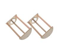 BAZEITFLOW Multi Functional Wooden Chicken Perch Stand with Swing Design for Indoor Outdoor Use Chick Brooder and Roosting Bar Promotes Social Interaction and Active Play for Hens Chicks