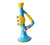BAZEITFLOW Musical Trumpet for Realistic Whistle Sounds Interactive Learning Modes Including Stories and Songs Safe Material Music for Early Education Teachers and Classrooms