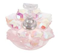 BAZEITFLOW Nail Stand with Single Magnets Pink Cherry Blossom Manicure Tool Holder Acrylic Nail Painting Practice Base Set for Beginners Display and Training