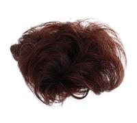 BAZEITFLOW Natural Real Hair Bun Extension Fluffy Messy Donut Hair Piece for Women Soft Volume Updo