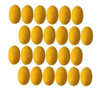 BAZEITFLOW Natural Silk Face Care Silkworm Balls 50pcs Yellow Exfoliating Cleansing Blackhead Removal Facial Scrub for Women Sensitive Skin