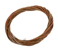 BAZEITFLOW Natural Wicker Wreath Frame DIY Craft Ring for Christmas Wedding Home Decor Sturdy Willow Material for Handmade Flower Garland Versatile Seasonal Decoration with Rustic Texture