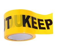 BAZEITFLOW Non-adhesive Keep Out Tape Caution Warning Tape for Safety Crime Scene Construction Sites Alert