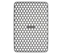 BAZEITFLOW Non-slip Gray Silicone Refrigerator Shelf Liners, Washable Fridge Drawer Mats, Oilproof Waterproof Pantry and Cabinet Liners for Kitchen Storage and Organization