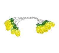 BAZEITFLOW Nordic Style Pineapple LED String Lights LEDs Fairy Light Decor Yellow Pineapple Shape for Bedroom Party Wedding Portable Battery Box Included Warm Glow Decorative Garland