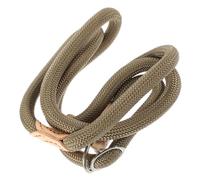 BAZEITFLOW Nylon Dog Leash Medium Size Hands Free Dog Traction Strap 14mm x 1.5m Sturdy Rope Leash for Walking Running Training Pets Military Green