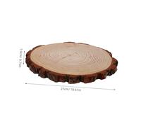 BAZEITFLOW Outdoor Wooden Garden Stepping Stone Slice Lightweight Wood Slice for Lawn Walkway Decorative Natural Paving Path Accent for Outdoor Garden