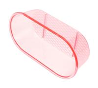 BAZEITFLOW Parrot Bath Box for Bird Cage Small Bird Bathtub with Plastic Easy to Clean Lightweight Design Comfortable Sand Bath for Parakeets and Budgies Practical Cage Accessory