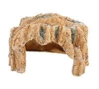 BAZEITFLOW Pet Climbing Platform Resin Reptile Cave Simulation Turtle Aquarium Ornament Craft Turtle Basking Platform Terrarium Accessory