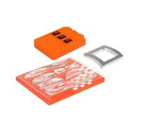 BAZEITFLOW Physical Optical Experiment Kit with Convex and Concave Lenses Triangular Prism Linear Light Source for Science Classroom Teaching Easy Assembly Optics Tools for Demonstration of