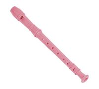 BAZEITFLOW Pink Abs Children's Descant Recorder Flute Music Instrument for Beginners, Lightweight Wind Recorder for Boys and Girls, Suitable for Early Music Education