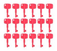 BAZEITFLOW Plastic Button Reset Keys Not Easy to Break 20pcs Simple Installation for Emergency Alarm Buttons for Industrial Use and Alarm System Repairs