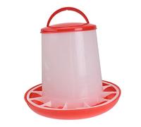 BAZEITFLOW Plastic Hanging Chick Feeder with Handle Capacity Poultry Feeding Basin for Chickens Pigeons Quail Durable Food Dispenser Practical Farm Supplies