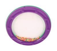 BAZEITFLOW Plastic Wave Bead Ocean Drum Hand Percussion Instrument for Early Music Education with Clear Sea Wave Sounds and Eye-hand Coordination Training