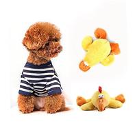 BAZEITFLOW Plush Big Mouth Duck Chew Sound Interactive Pet Doll for Dogs Puppies Safe Plush Material Reduces Boredom for Playing Chewing