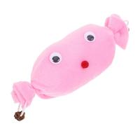 BAZEITFLOW Plush Soft Comfortable Candy Shape Cat with Bell Chew Interactive Cuddly for Indoor Cats and Puppies
