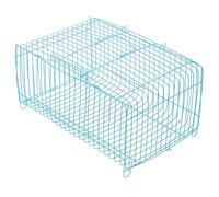 BAZEITFLOW Portable Bird Parrot Cage with Convenient and Portable Design, Iron Construction Small Pet Travel Carrier Cage for Hamster and Pet Travel Use
