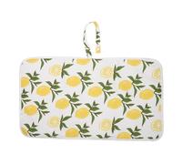 BAZEITFLOW Portable Changing Pad with Folding Design Lightweight Diaper Cushion for Travel and Home Use Reusable Diaper Mat in Lemon Color