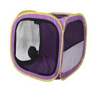 BAZEITFLOW Portable Foldable Pet Drying Box for Dogs and Cats Under Lightweight Grooming Cage with Anti-hair Flying Design Cozy Noise-reducing Kennel for Quick Drying at Home Travel