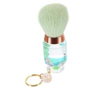 BAZEITFLOW Portable Gas Tank Shaped Blush Brush with Soft Bristles for Comfortable Makeup Application Crystal Powder Brush for Cheeks and Face Lightweight Cosmetic Tool for Travel Go Use
