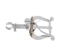 BAZEITFLOW Portable Metal Trumpet Music Holder Clip Lightweight Marching Band Lyre for French Horn Clarinet Wind Instruments Outdoor Performances