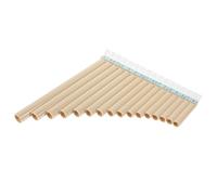 BAZEITFLOW Portable Pan Flute in C Key for Beginners Lightweight Resin Panpipes Musical Instrument for Students School Music Education with Smooth Polished Surface Safe