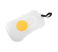 BAZEITFLOW Portable Refillable Wipes Dispenser with Large Capacity for Bathroom and Travel Lightweight Silicone Tissue Box Holder for Outdoor Use and Desktop Organization