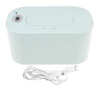 BAZEITFLOW Portable USB Baby Wipe Warmer Tissue Dispenser for Travel and Car Use, Smart Electric Diaper Wipe Heater with Green Color, Suitable for Infant Care and On-The-go Warming
