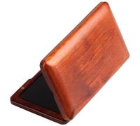 BAZEITFLOW Portable Wood Oboe Reed Case with Simple Structure, Holds 2 Oboe Reeds, Sturdy Wooden Storage Box for Music-making Accessories and Wind Instrument Protection