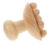 BAZEITFLOW Portable Wooden Guasha Roller Manual Massage Tool for Neck Shoulder Back Legs Curved Acupressure Instrument for and Muscle Relief Multi-Functional Handheld Body Scraping Device