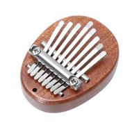 BAZEITFLOW Portable Wooden Thumb Piano with 8 Pure Tone Keys, Multi-functional Light Weight Hand Piano for Adults and Boys and Girls, Musical Instrument for Beginners and Music Lovers