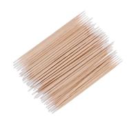 BAZEITFLOW Precision Double-ended Pointed Cotton Swabs for Nail Cleaning and Makeup Application, 12 Sets 10cm Wooden Sticks for Detailed Beauty and Nail Art