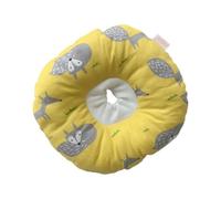 BAZEITFLOW Premium Soft Elizabethan Collar for Pets Anti-lick and Anti-scratch Collar Comfortable Dog and Cat Neck Protection for Post-surgery Healing Easy to Wear Yellow Fox Design S