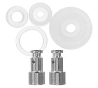 BAZEITFLOW Pressure Cooker Float Valve Replacement Set 19Mm Stainless Steel Floaters with Silicone Sealing Rings Compatible with Electric Pressure Cookers for Kitchen Appliance Repair