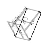 BAZEITFLOW Printer Pull Rod Kit Alloy Aluminum Profile Reinforced Anti-shaking for - Printer Accessories Easy Installation and Enhanced Printing Stability