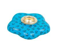 BAZEITFLOW Professional Blue Abs Violoncello Endpin Mat Non Slip Protector Pad with Slip Belt Compact Lightweight Cello Supply Musical Instrument Accessory for Floor Protection During
