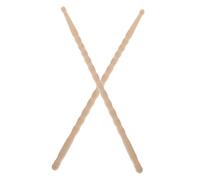 BAZEITFLOW Professional Drum Sticks Bamboo Percussion Sticks Wood Tip Non-slip Design Suitable for Rock Band Jazz Traditional Drumming