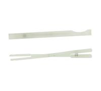 BAZEITFLOW Professional Nylon Piano Tuning Mute Clamp White Carrying Holder Sturdy Piano Tuning Tool Suitable for Mid-high Range Notes