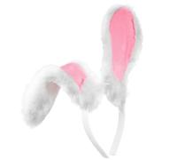 BAZEITFLOW Rabbit Ears Headband Bunny Ears Cosplay Grey Adult Party Easter Hair Clasp Unique Cosplay Prop for Halloween