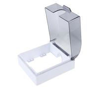 BAZEITFLOW Raised Wall Switch Socket Outlet Cover Protector Box for Home and Outdoor Use Clear Plastic Panel Case Guard for Bathroom Electrical Outlets Easy Surface Mount Dust and Water